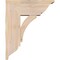 Ekena Millwork Thorton Traditional Smooth Bracket w/ Offset Brace, Douglas Fir, 7 1/2"W x 18"D x 22"H BKT0806X18X22THR01SDF - alternate 2
